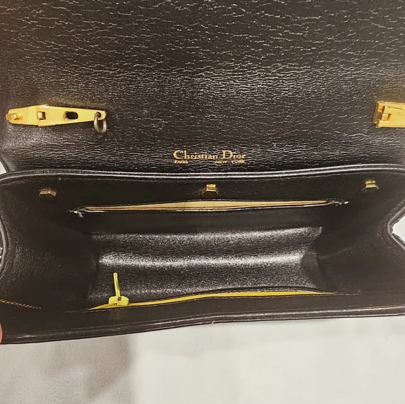 Vintage DIOR bag with chained coin Pouch
